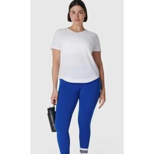 New Sweaty Betty Breathe Easy T-Shirt, white Size Small